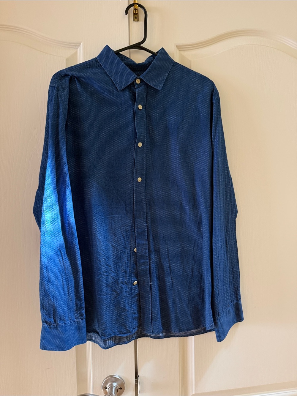 Banana Republic Deep Blue Button-Down Shirt